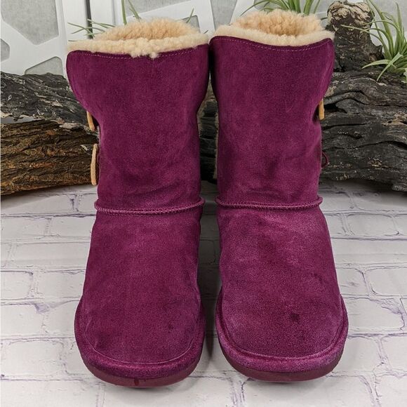 Bearpaw Abigail Boots - Plum Deep Purple - Picture 2 of 12